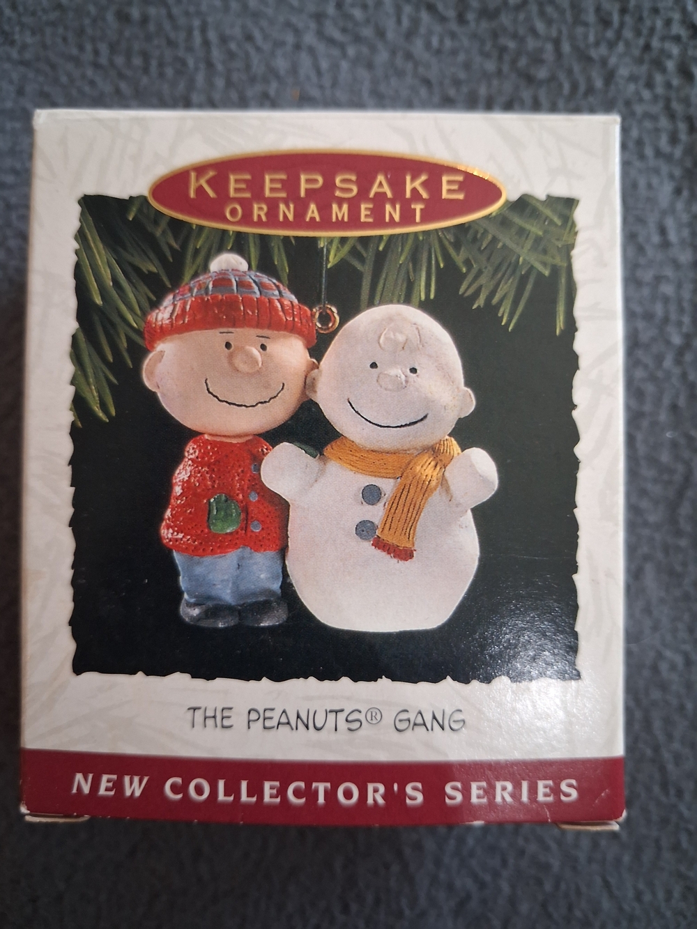Hallmark Peanuts Charlie Brown & Snowman Ornament